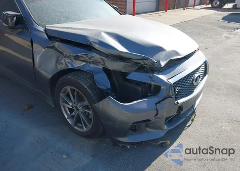 2015 Infiniti Q50 Premium from USA, damaged, VIN JN1BV7AR7FM409374